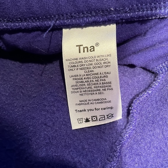 Purple TNA soft sweat pants - Picture 6 of 6